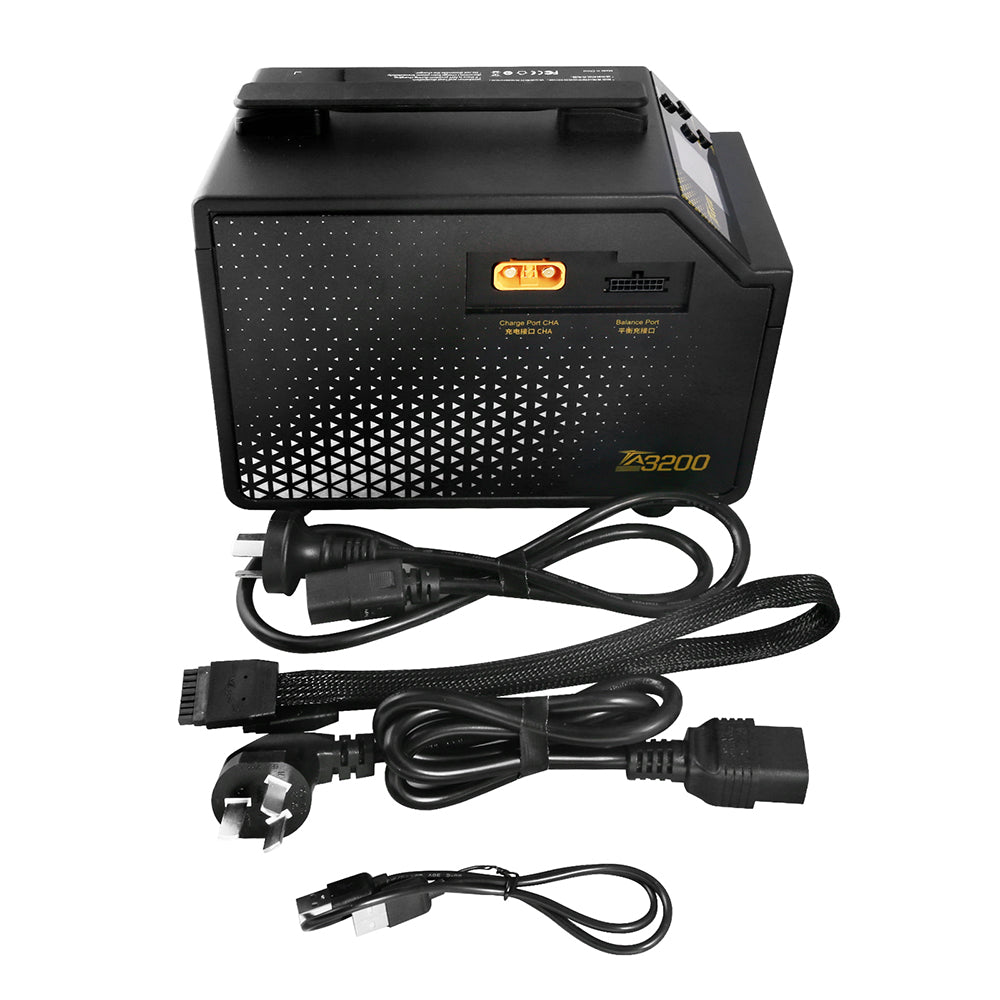 Tattu Zweikanal-Smart-Ladegerät 60A/3200W für 6S-14S LiPo-Tattu-Akku