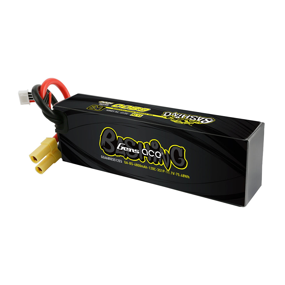 Gens ace 6800mAh 11.1V 120C 3S Lipo Battery Pack with EC5-Bashing Series