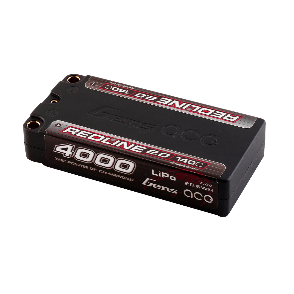 Gens ace Redline 2.0 4000mAh 2S 140C Shorty Lipo Battery