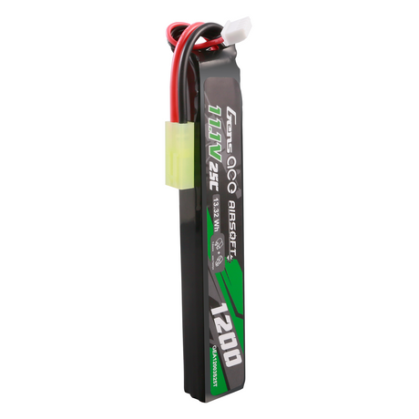 Gens ace 25C 1200mAh 3S1P 11.1V Airsoft Gun Lipo Battery with Tamiya Plug
