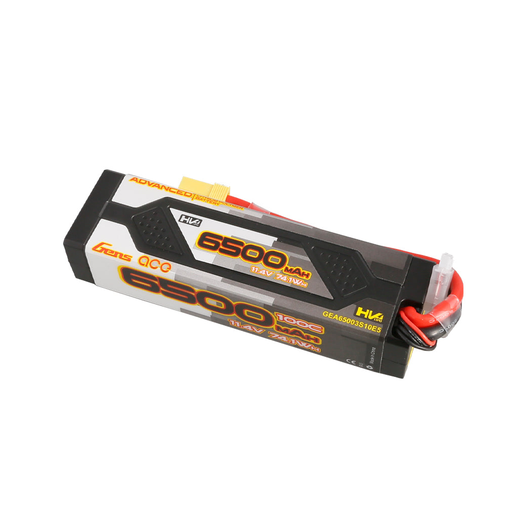 Gens ace Advanced 6500 mAh 11,4 V 100C 3S1P HardCase 60# Lipo-Akkupack mit EC5