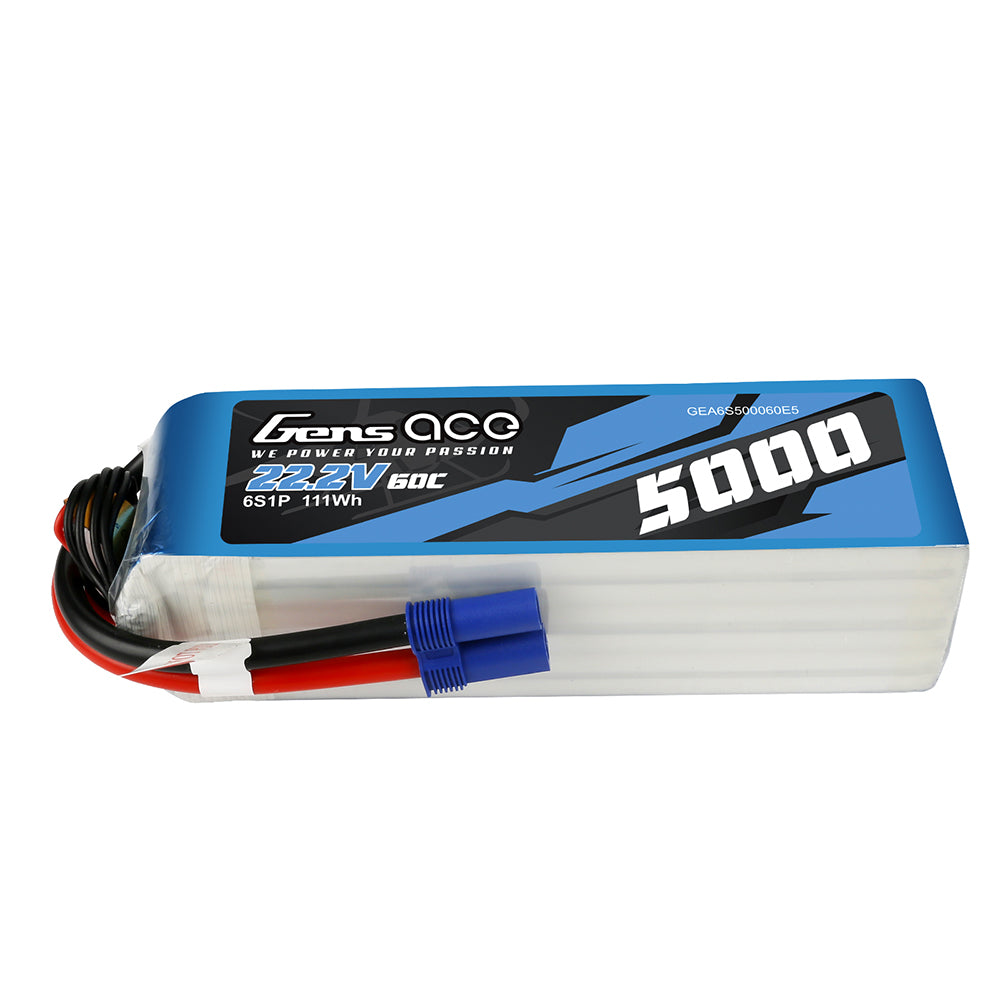 Gens ace 5000 mAh 22,2 V 60C 6S1P Lipo-Akku