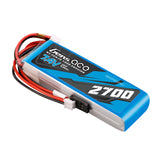 Gens ace 2700mAh 7.4V 2S Lipo Battery with Futaba+JST-EHR plug