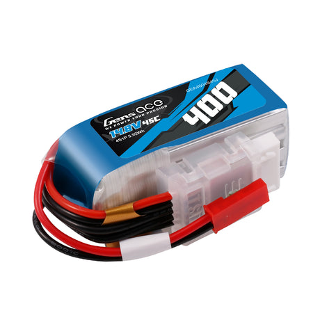 Gens ace 400mAh 4S 14.8V 45C Lipo Battery with JST-SYP Plug
