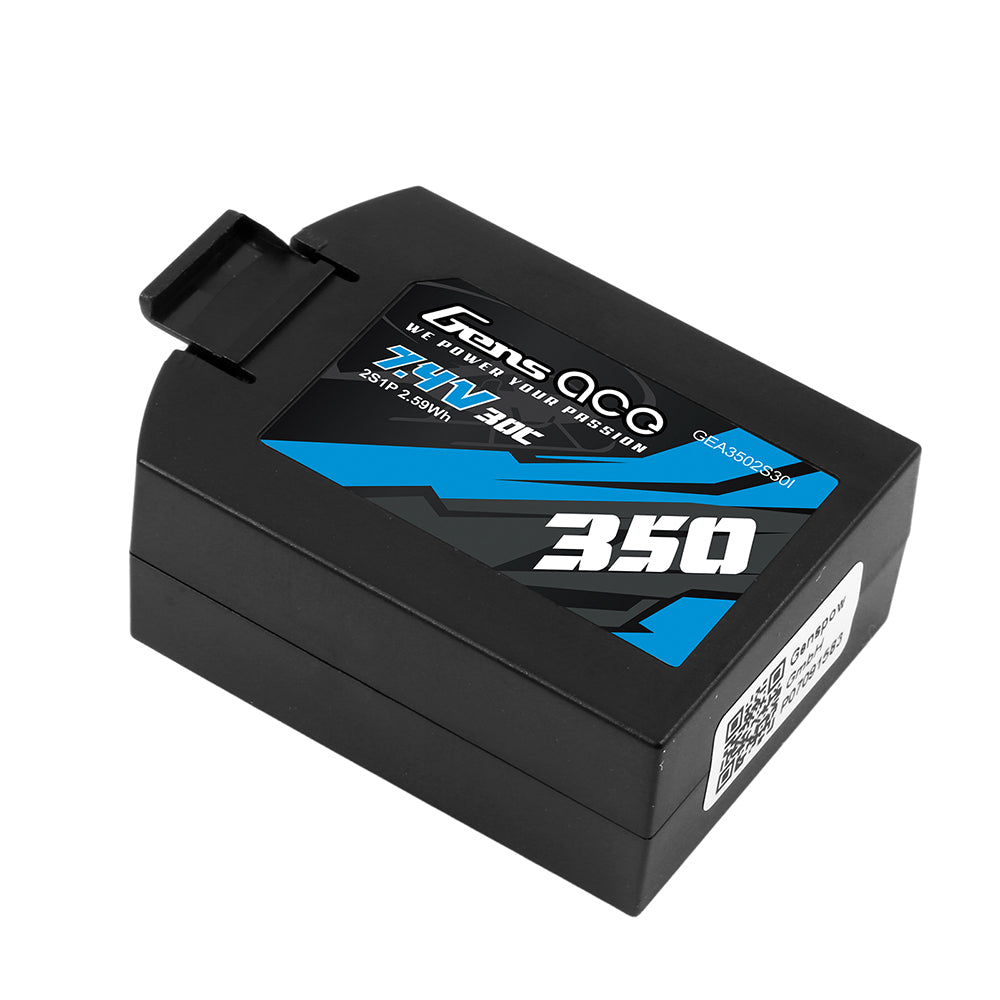 Gens ace 350mAh 7.4V 30C 2S1P Lipo Battery