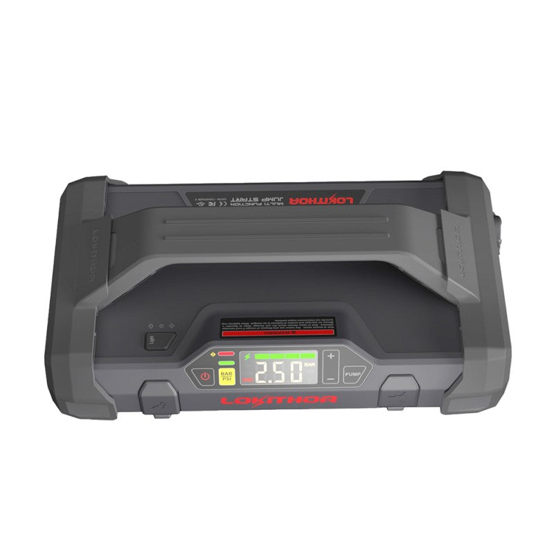 2000A 12V Lithium Jump Starter with 150PSI Air inflator