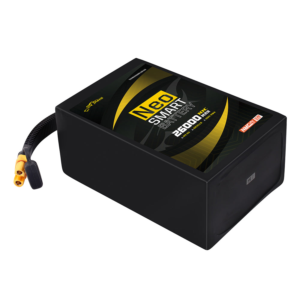 Tattu NEO Compact 26000mAh 44.4V 10C 12S1P Smart Battery with AS150U-F Plug
