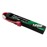Gens Ace 25C 1200mAh 3S1P 11.1V Saddle Airsoft Gun Lipo Battery with T Plug