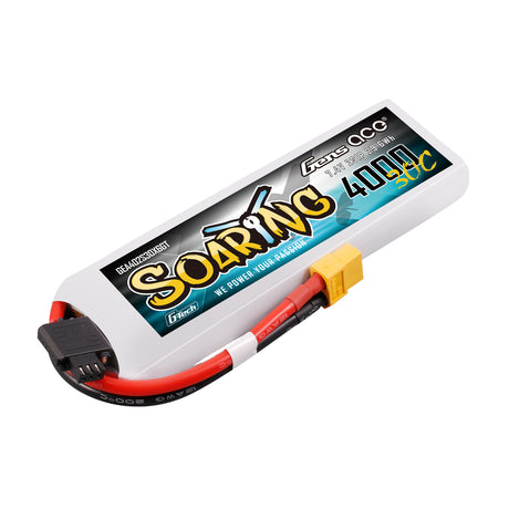 Gens ace 4000mAh 2S 30C Lipo Battery with XT60 | Soaring Series | G-Tech