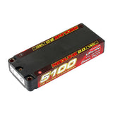 Gens ace Redline 2.0 Series 5100mAh 2S 7.6V 140C HardCase 134# HV Lipo Battery