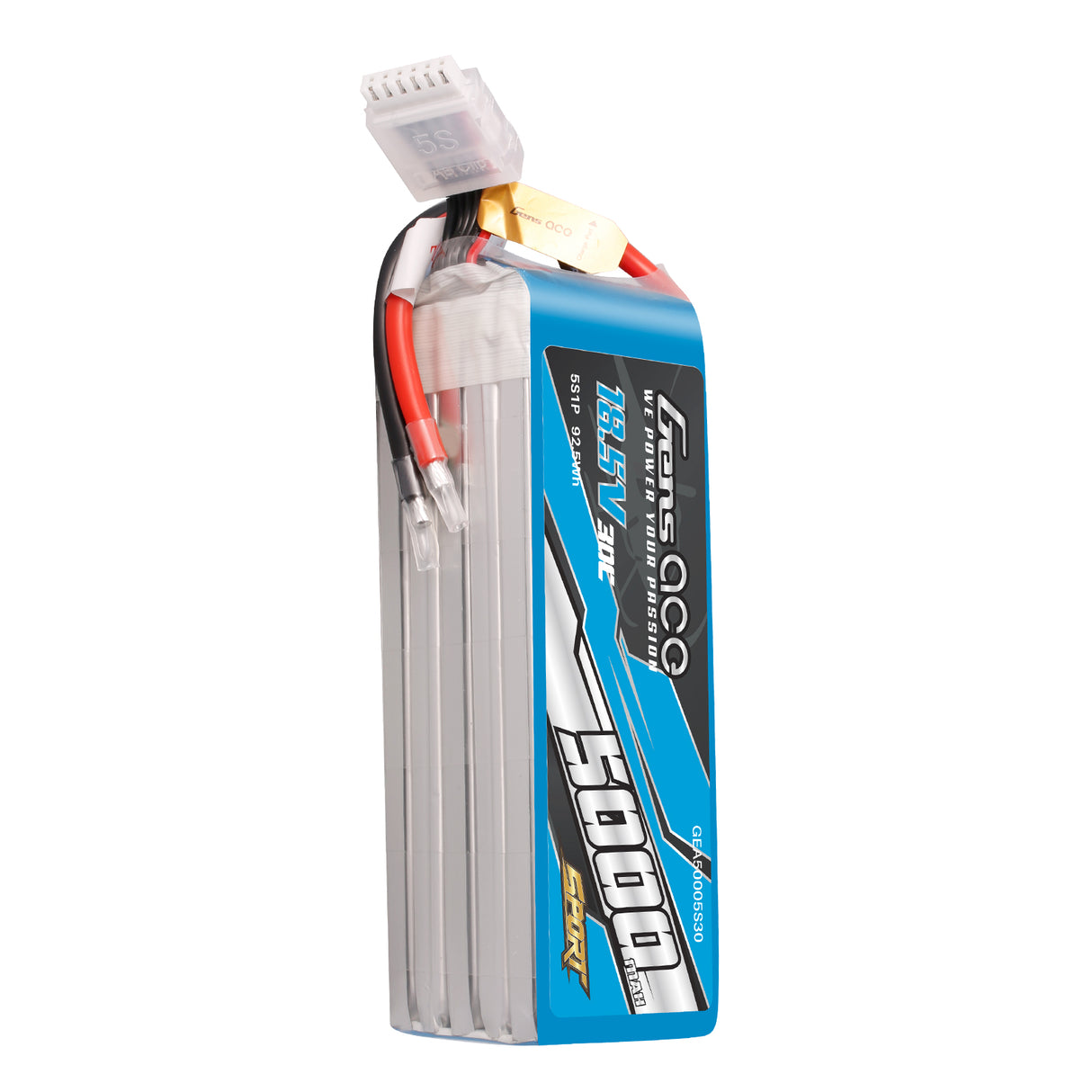 Gens ace 5000mAh 18.5V 30C 5S1P Lipo Battery ( F3A )