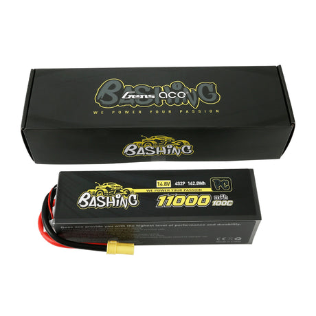 Gens ace 11000mAh 14.8V 100C 4S2P Lipo Battery Pack with EC5-Bashing Series