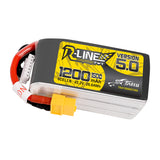 Tattu R-Line Version 5.0 1200 mAh 22,2 V 150C 6S1P Lipo-Akkupack mit XT60-Stecker