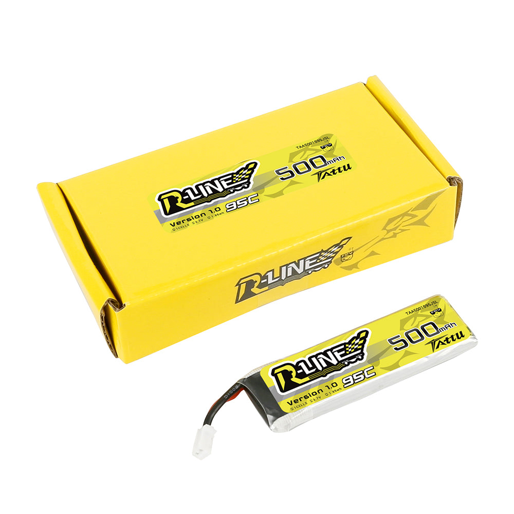 Tattu R-Line 500 mAh 3,7 V 1S1P 95C Lipo-Akku