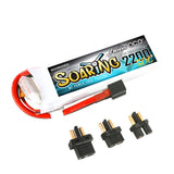 Gens ace Soaring 2200 mAh 7,4 V 30C 2S1P Lipo-Akkupack mit EC3/XT60/T-Stecker