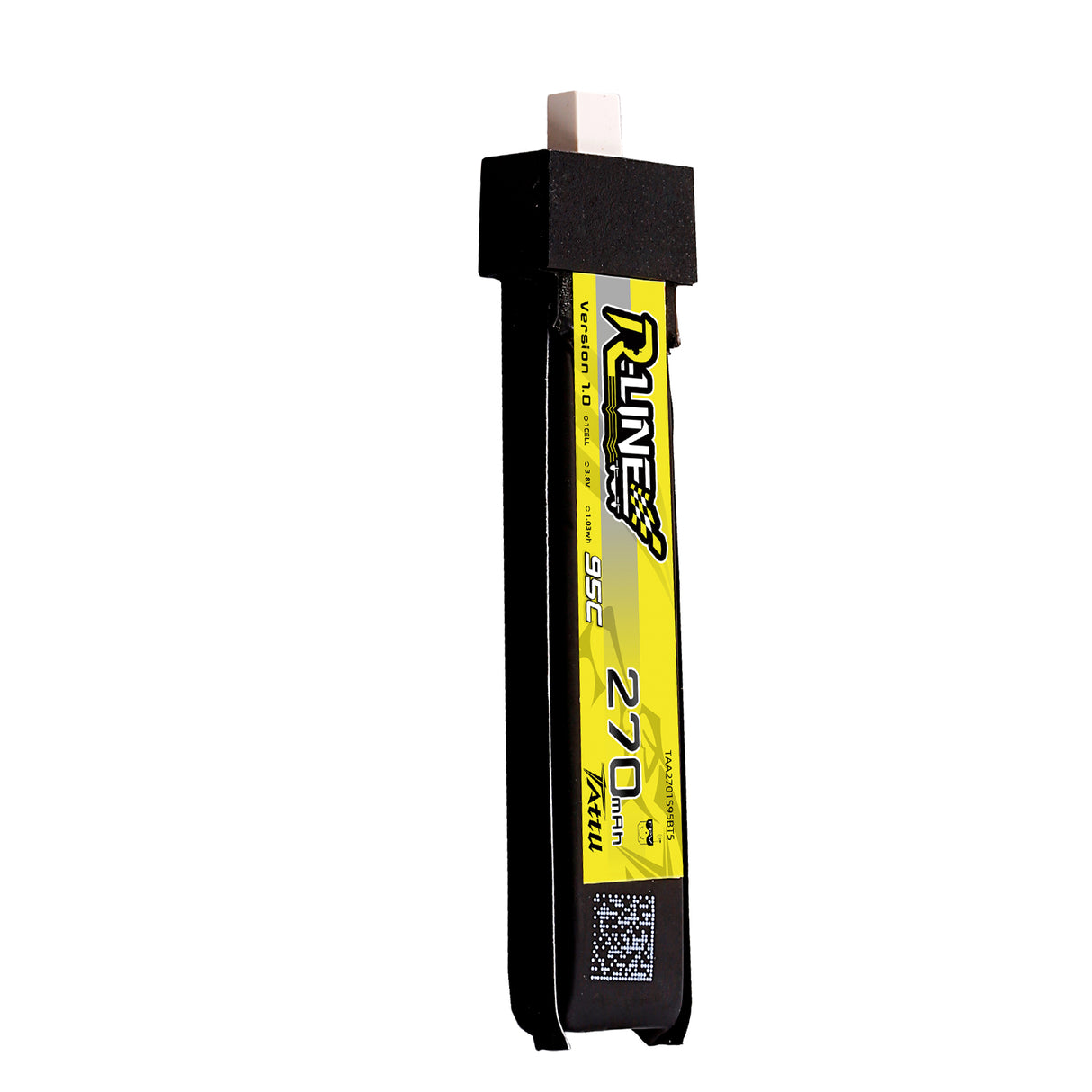Tattu Lipo 270mAh 95C 1S1P 3.8V HV  Lipo Battery  with  BT2.0 Plug (5pcs)