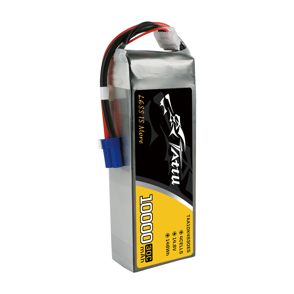 Tattu 10000 mAh 14,8 V 30C 4S1P Lipo-Akkupack mit EC5