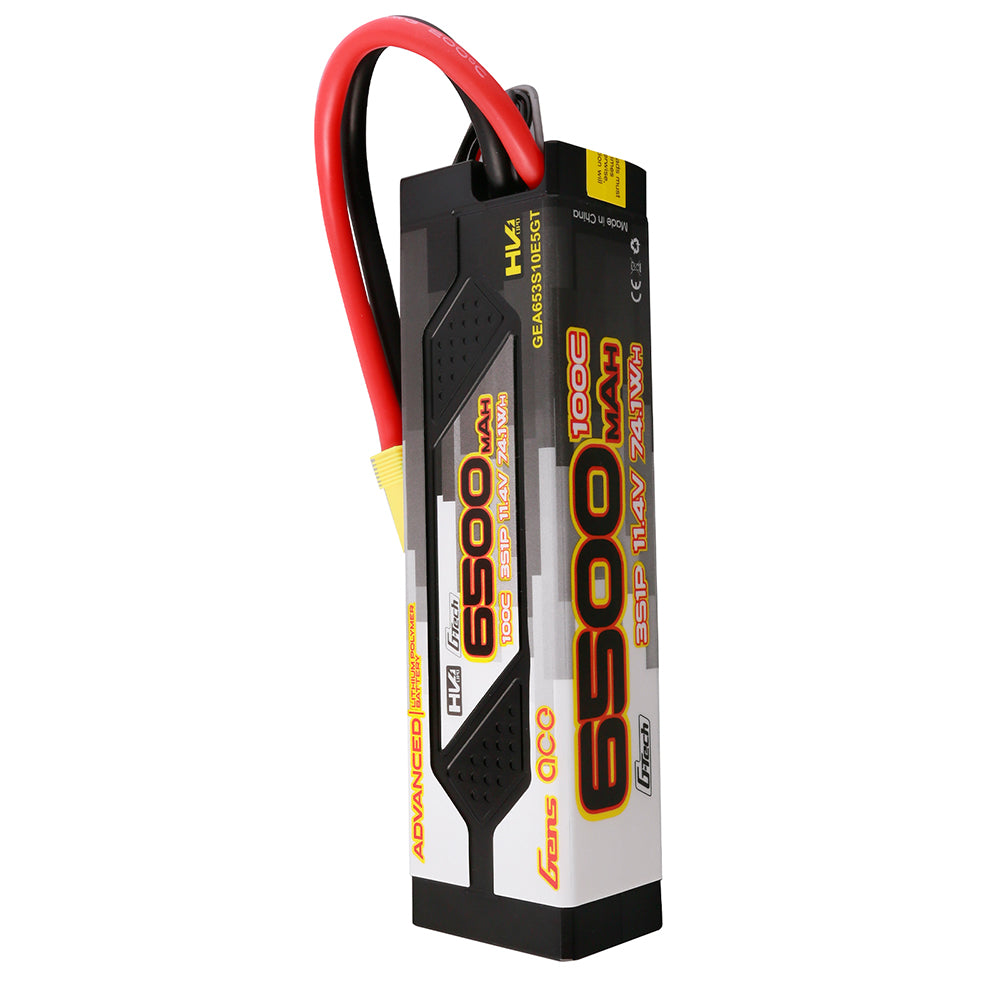 Gens ace G-Tech Advanced 6500 mAh 11,4 V 100C 3S1P HardCase 60# Lipo-Akkupack mit EC5