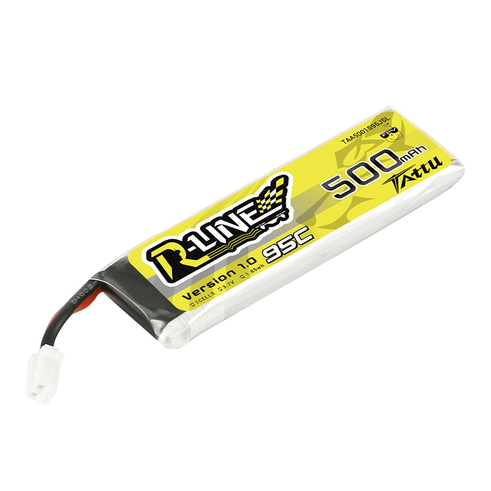 Tattu R-Line 500 mAh 3,7 V 1S1P 95C Lipo-Akku