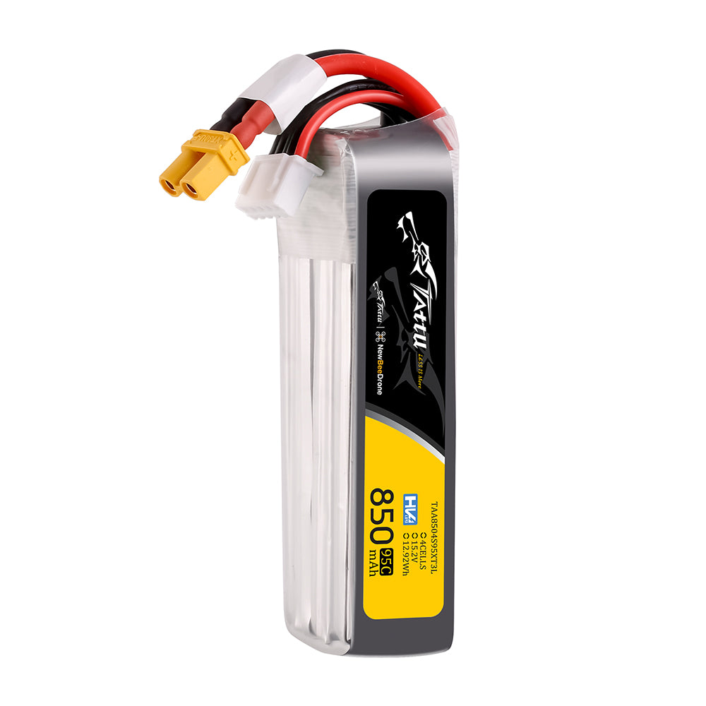 Tattu Lipo 850mAh 95C 4S1P 15,2V HV XT30U-F Langpackung