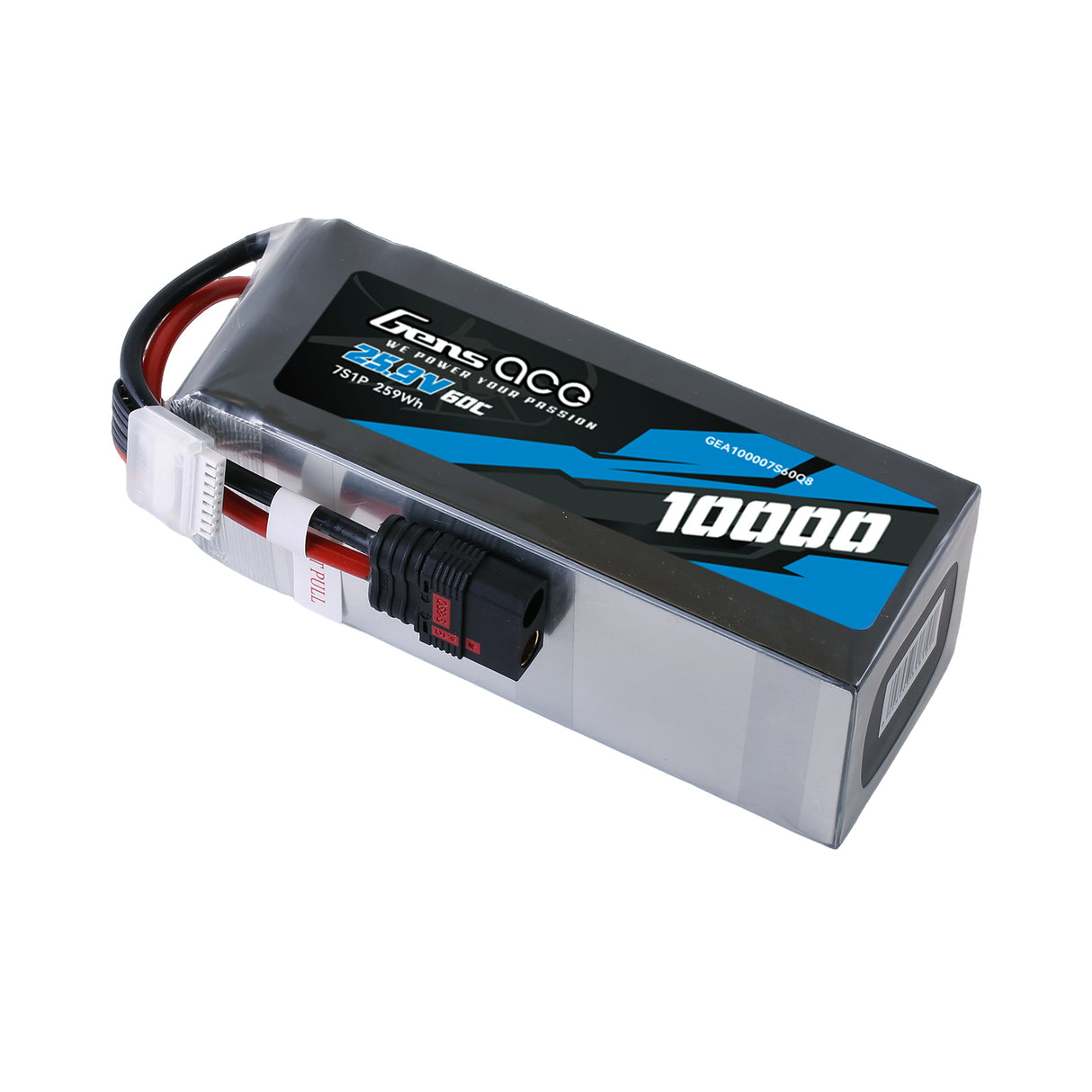 Gens Ace  10000mAh 25.9V 60C 7S1P Battery Pack with QS8 Plug
