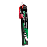 Gens ace 25C 1200mAh 2S1P 7.4V Airsoft Gun Lipo Battery with T Plug