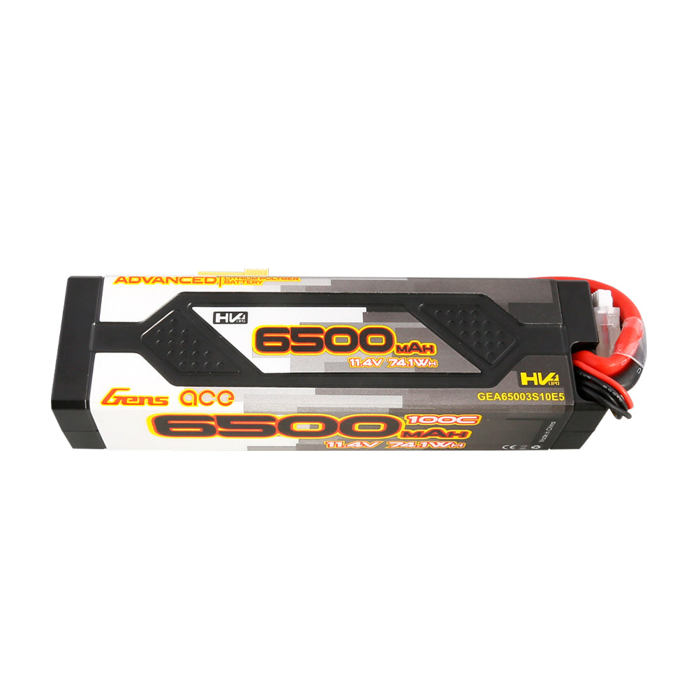 Gens ace Advanced 6500 mAh 11,4 V 100C 3S1P HardCase 60# Lipo-Akkupack mit EC5