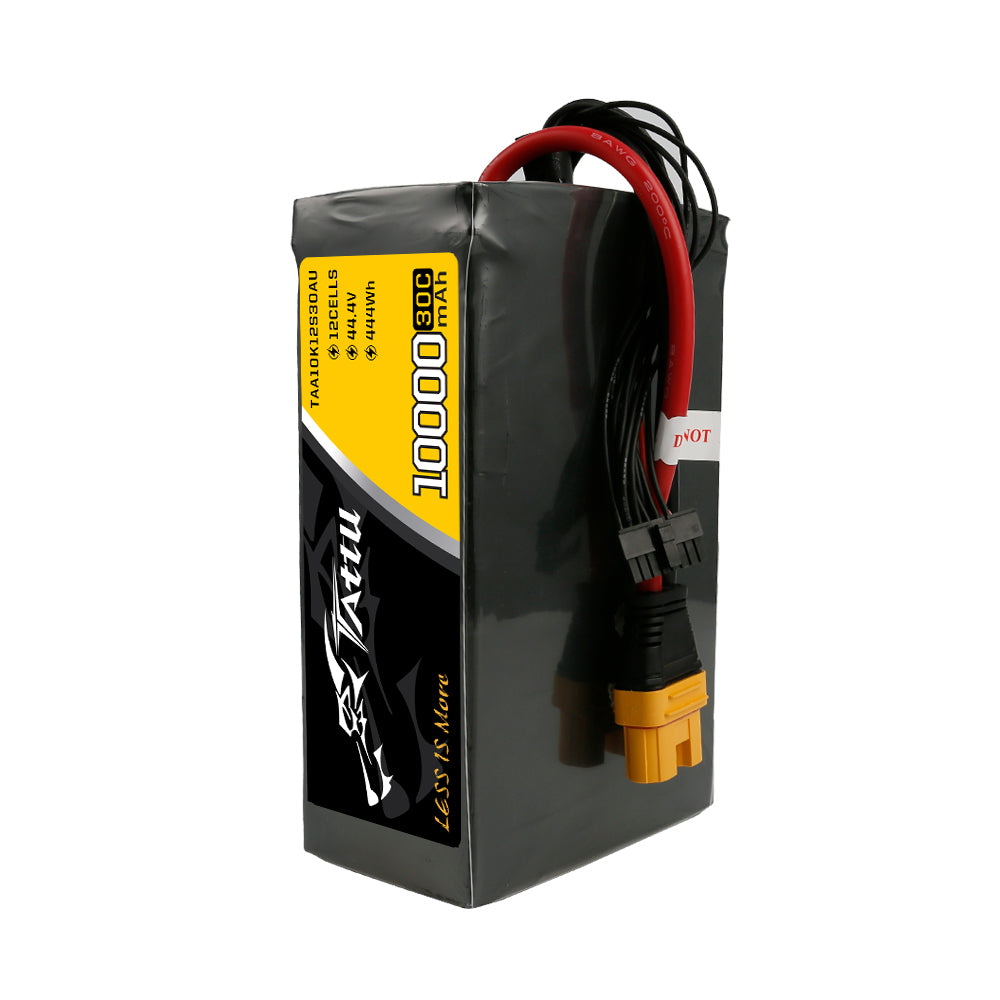 Tattu 10000 mAh 44,4 V 30C 12S1P Lipo-Akkupack mit AS150U-Stecker