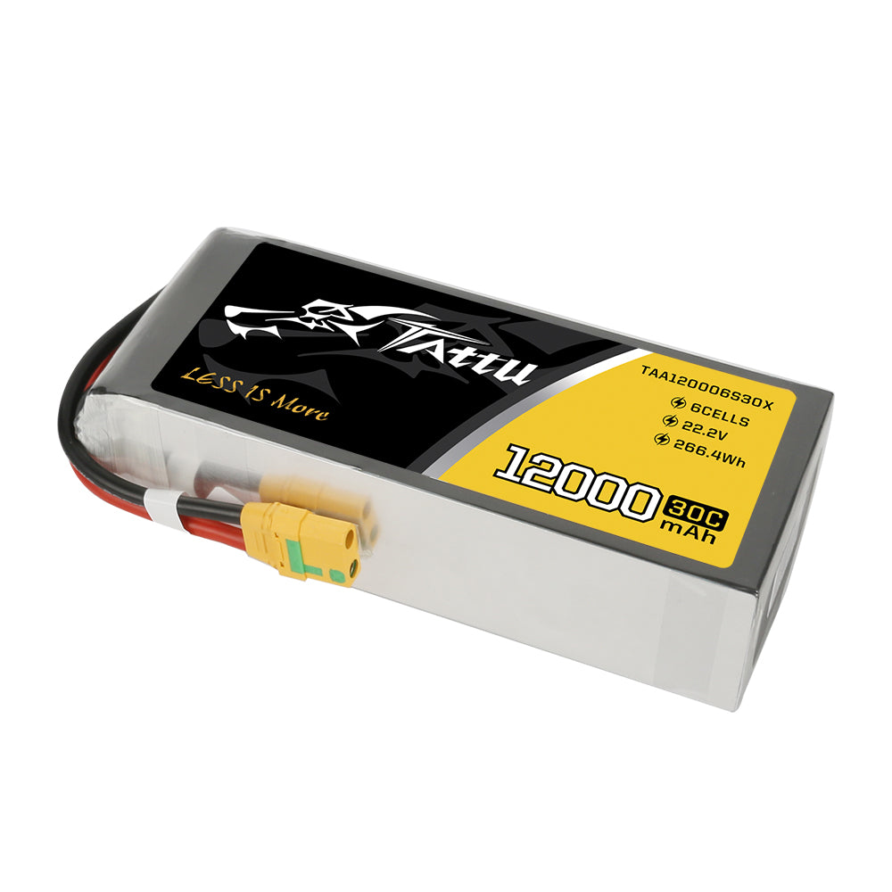 Tattu 12000 mAh 22,2 V 30C 6S1P UAV Lipo-Akkupack mit XT90-Stecker