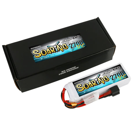 Gens ace Soaring 2700 mAh 11,1 V 30C 3S1P LiPo-Akkupack mit EC3/XT60/T-Stecker