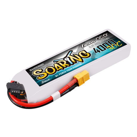 Gens ace 4000mAh 3S 30C Lipo Battery with XT60 | Soaring | G-Tech