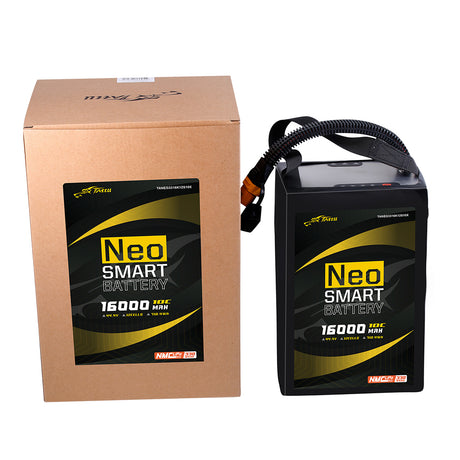 Tattu NEO Compact 16000mAh 44.4V 10C 12S1P Smart Akku mit AS150U-F Stecker