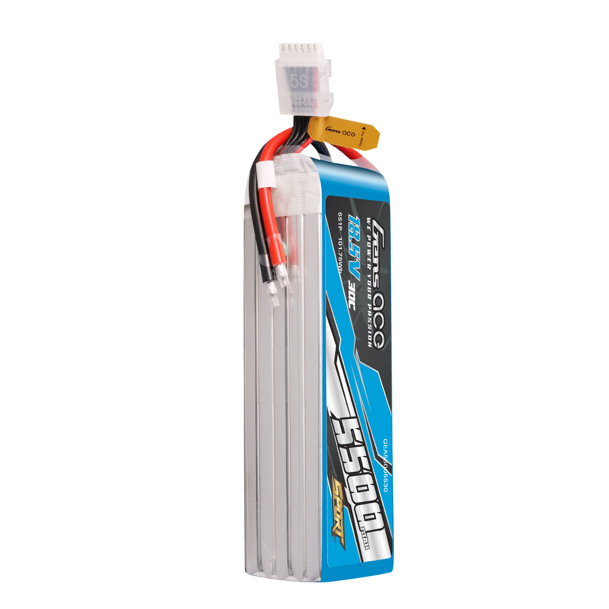 Gens Ace 5500mAh 18.5V 30C 5S1P Battery Pack ( F3A ）