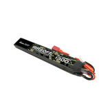 Gens ace 25C 1300mAh 2S1P 7.4V Saddle Airsoft Gun Lipo Battery with T Plug