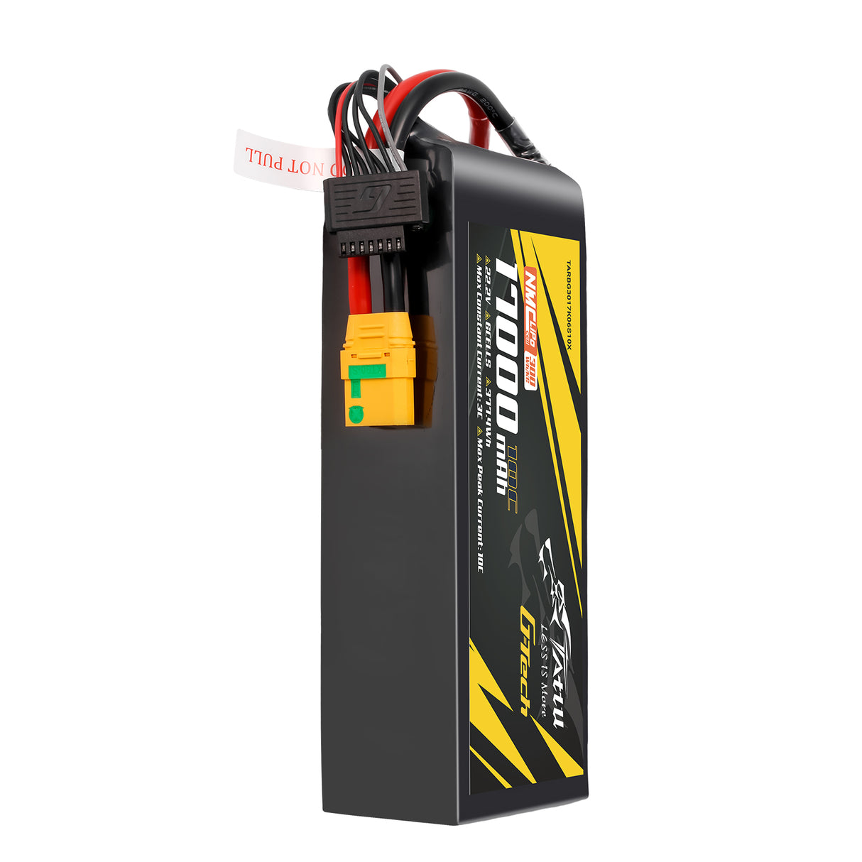 Tattu Semi-solid State 300Wh/kg 17000mAh 10C 22.2V 6S1P G-Tech Lipo Battery Pack with XT90S-F Plug