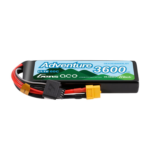 Gens ace 3600mAh 3S 60C HV Lipo Akku mit XT60 | Abenteuer | G-Tech