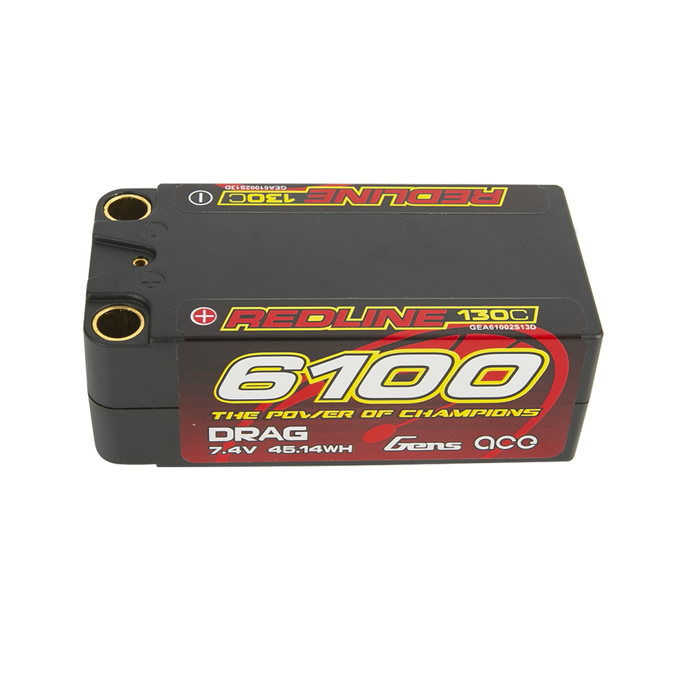 Gens ace Redline Serie 6100 mAh 7,4 V 130C 2S2P HardCase 71# LiPo-Akku