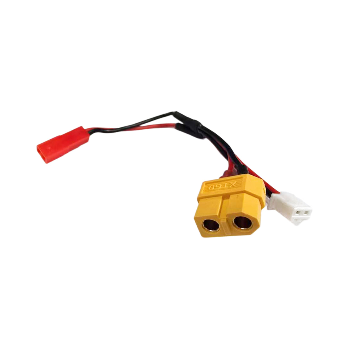 Gens ace XT60 female, JST-XHR-2P to JST-SYR-2P male adapter, 100mm