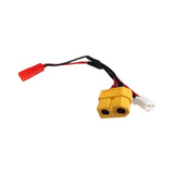 Gens ace XT60 female, JST-XHR-2P to JST-SYR-2P male adapter, 100mm
