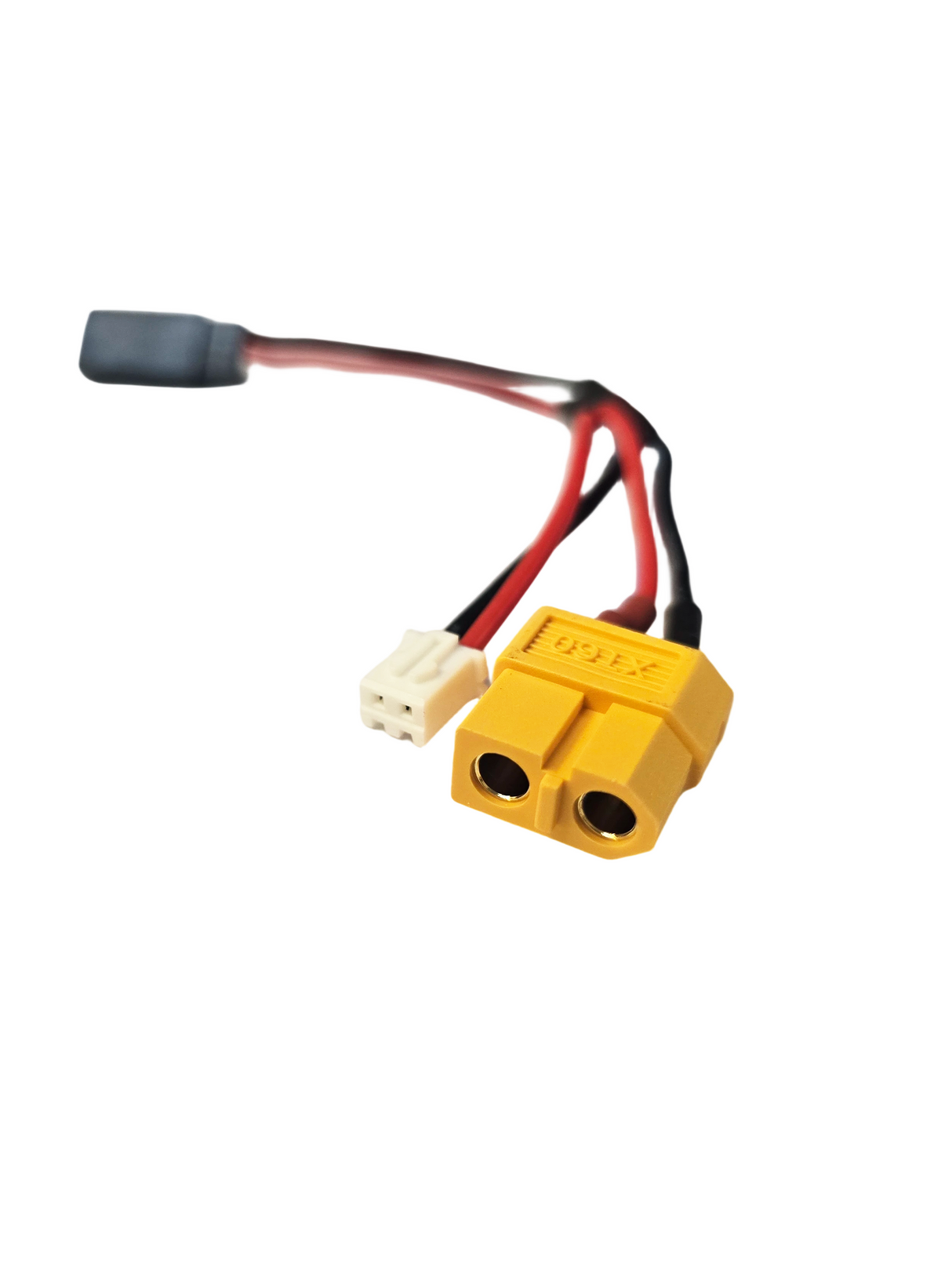 Gens ace XT60 female, JST-XHR-2P to JR-3P male adapter, 100mm