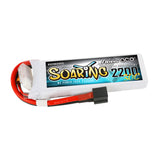 Gens ace Soaring 2200 mAh 7,4 V 30C 2S1P Lipo-Akkupack mit EC3/XT60/T-Stecker