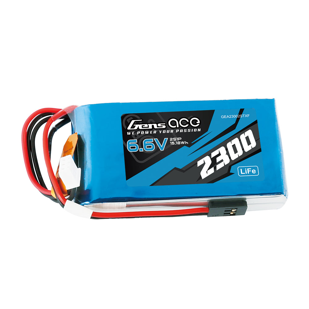 Gens ace 2300 mAh 6,6 V 2S1P Li-Fe-Akku für Funksender