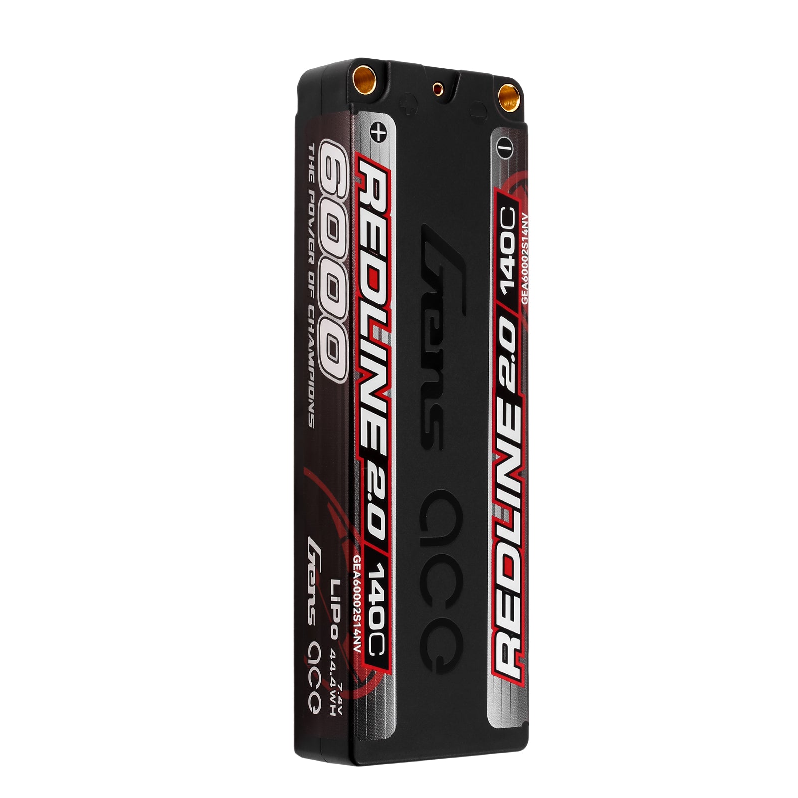 Gens ace Redline 2.0 6000mAh 7.4V 140C 2S HardCase 131# Lipo