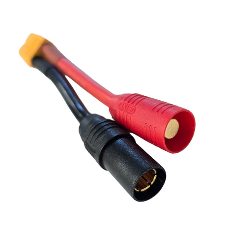 XT60 male to AS150 RED female Black male , AWG#12 60mm