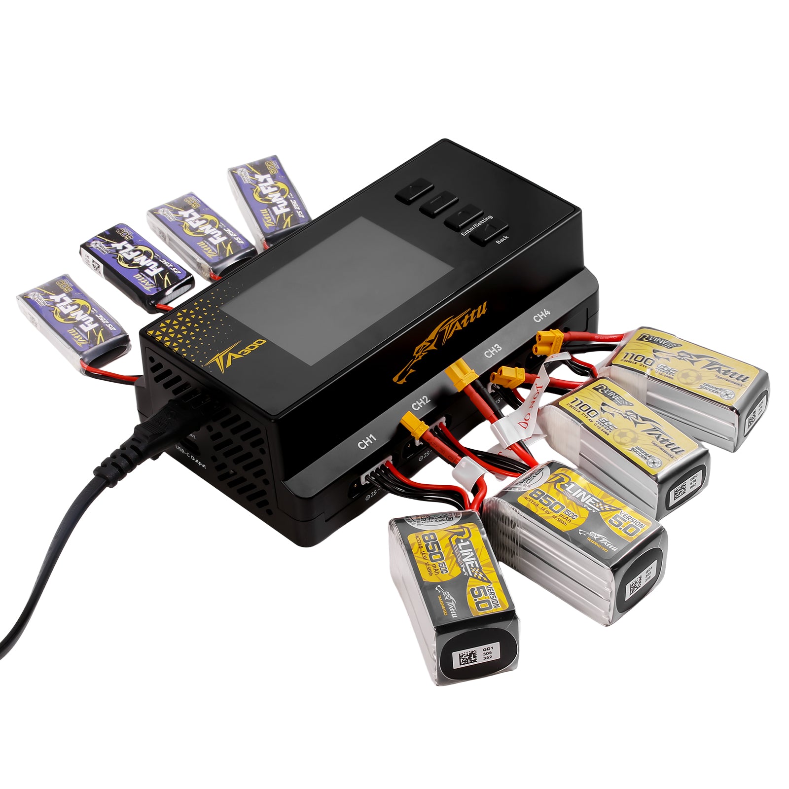 Tattu TA300 8 Channels Smart Charger with G-Tech – Genspow GmbH