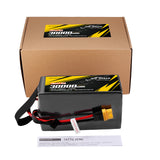 Tattu Semi-solid State 30000mAh 5C 44.4V 12S1P G-Tech Lipo Battery Pack with AS150U-F