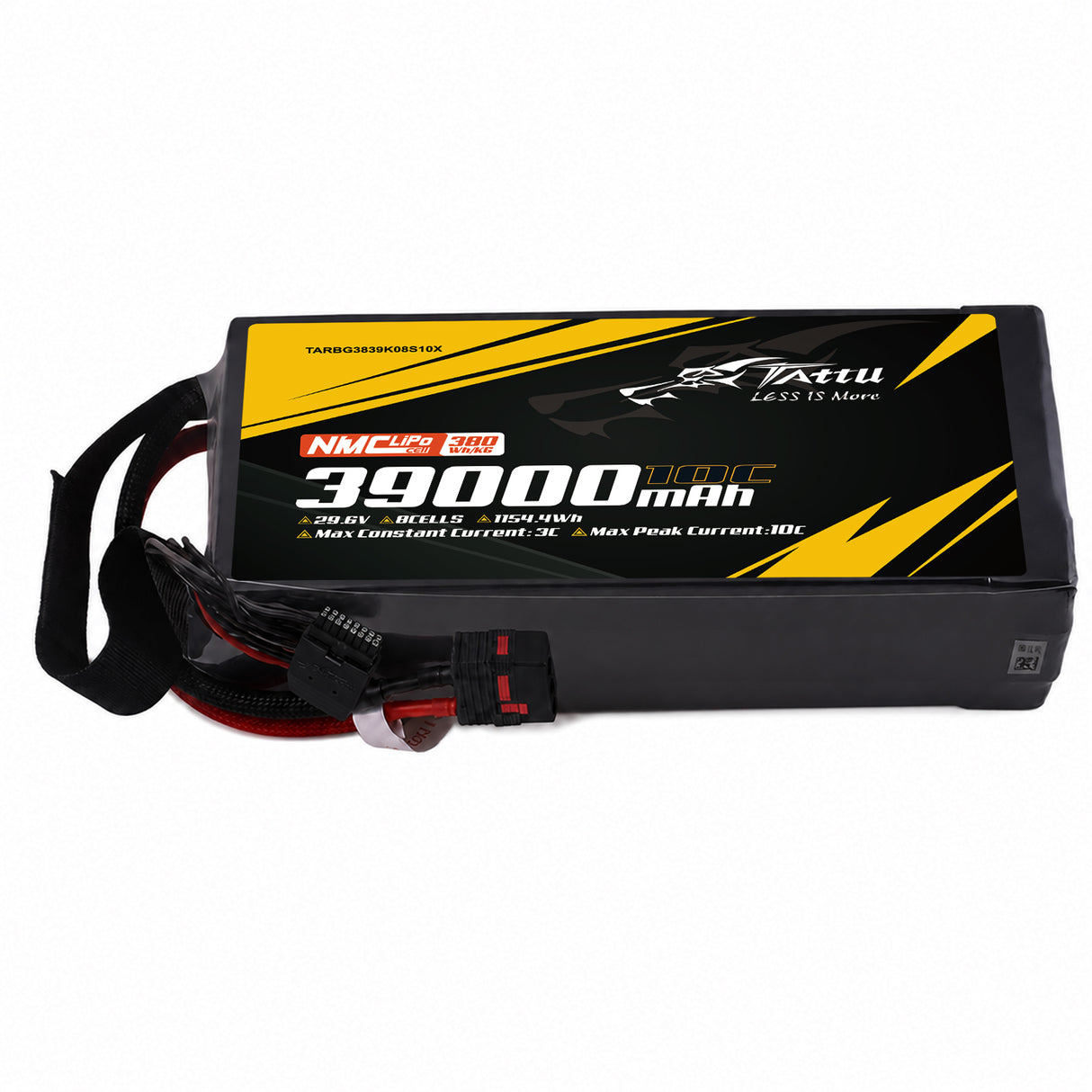 Tattu Semi-Solid-State 380Wh/kg 39000mAh 10C 29.6V 8S1P LiPo-Akkupack mit QS8-S-Stecker