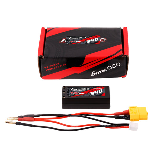Gens ace 340mAh 2S HV 60C lipo battery