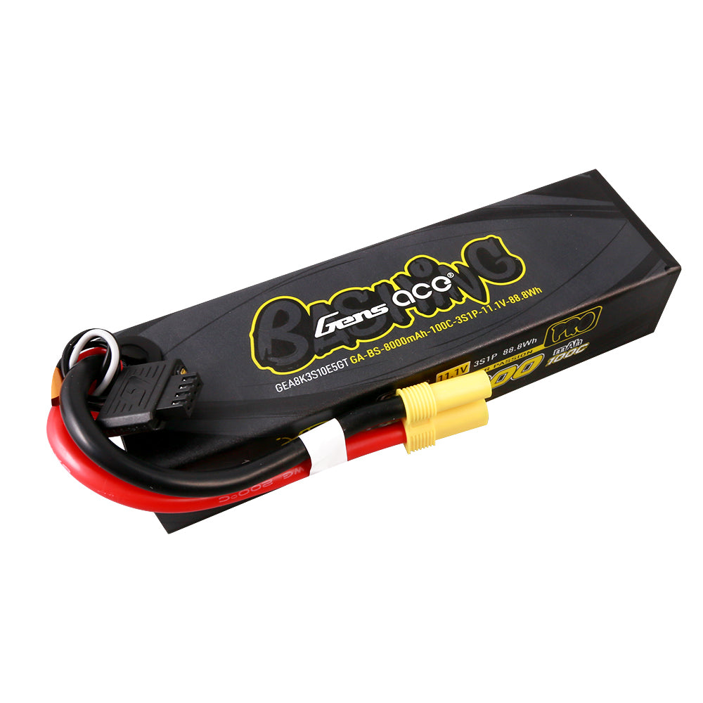 Gens ace G-Tech 8000mAh 11,1V 100C 3S1P Lipo Akkupack mit EC5-Bashing Serie