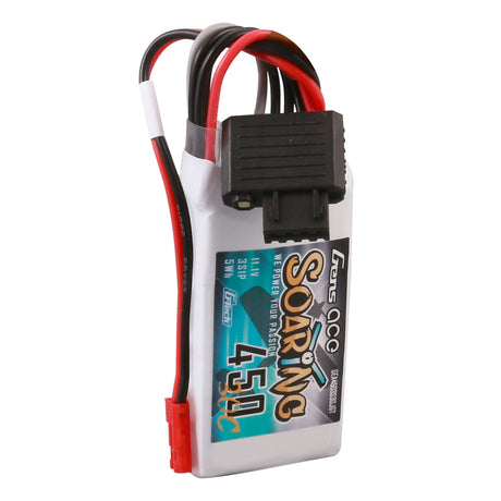 Gens ace G-Tech Soaring 450 mAh 11,1 V 30C 3S1P Lipo-Akkupack mit JST-SYP-Stecker